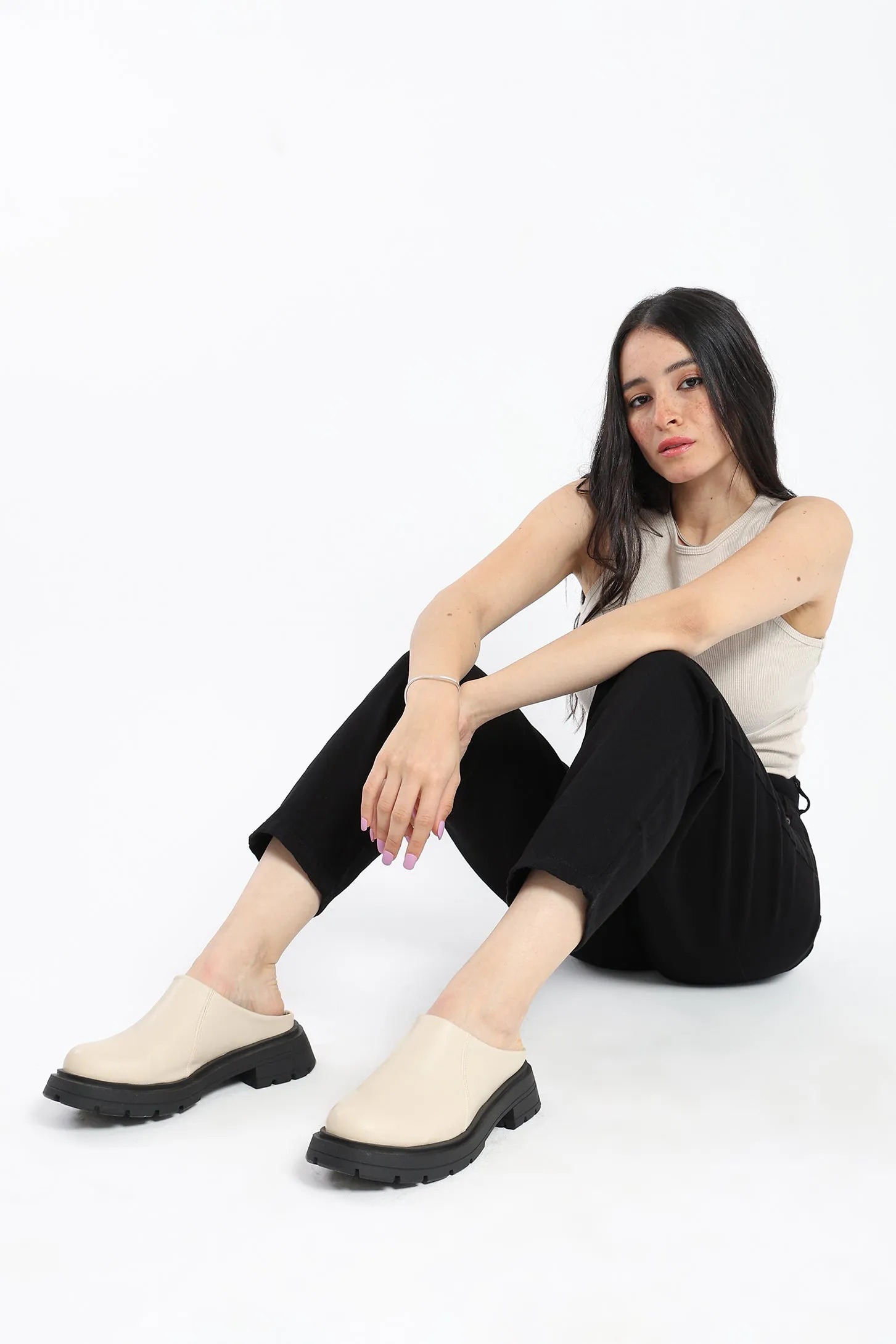 All Day Clogs - Beige