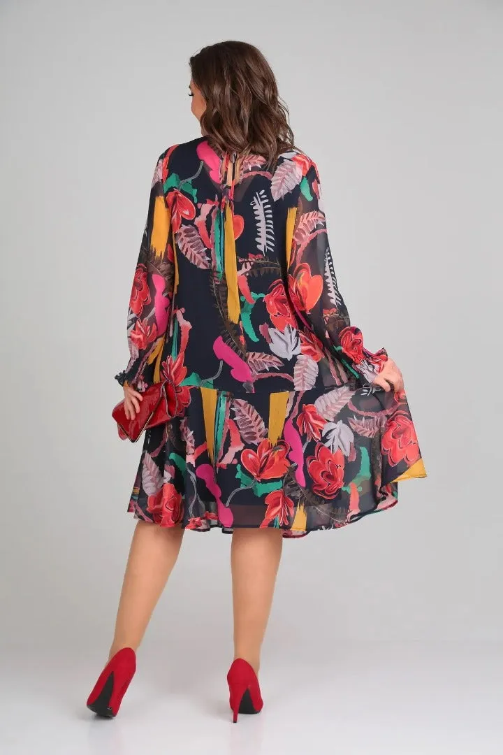 Camellia™ | Floral Midi Dress