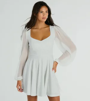 Captivate In Glitter Party Dress