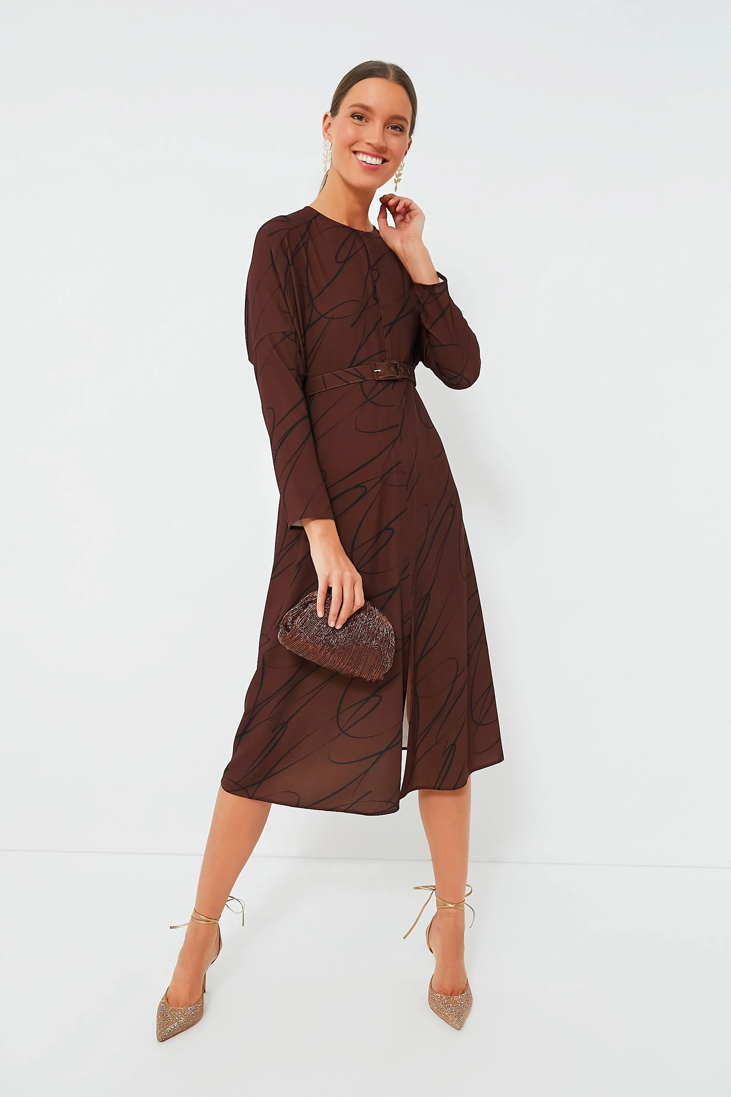 Chocolate Twombly Bex Dress