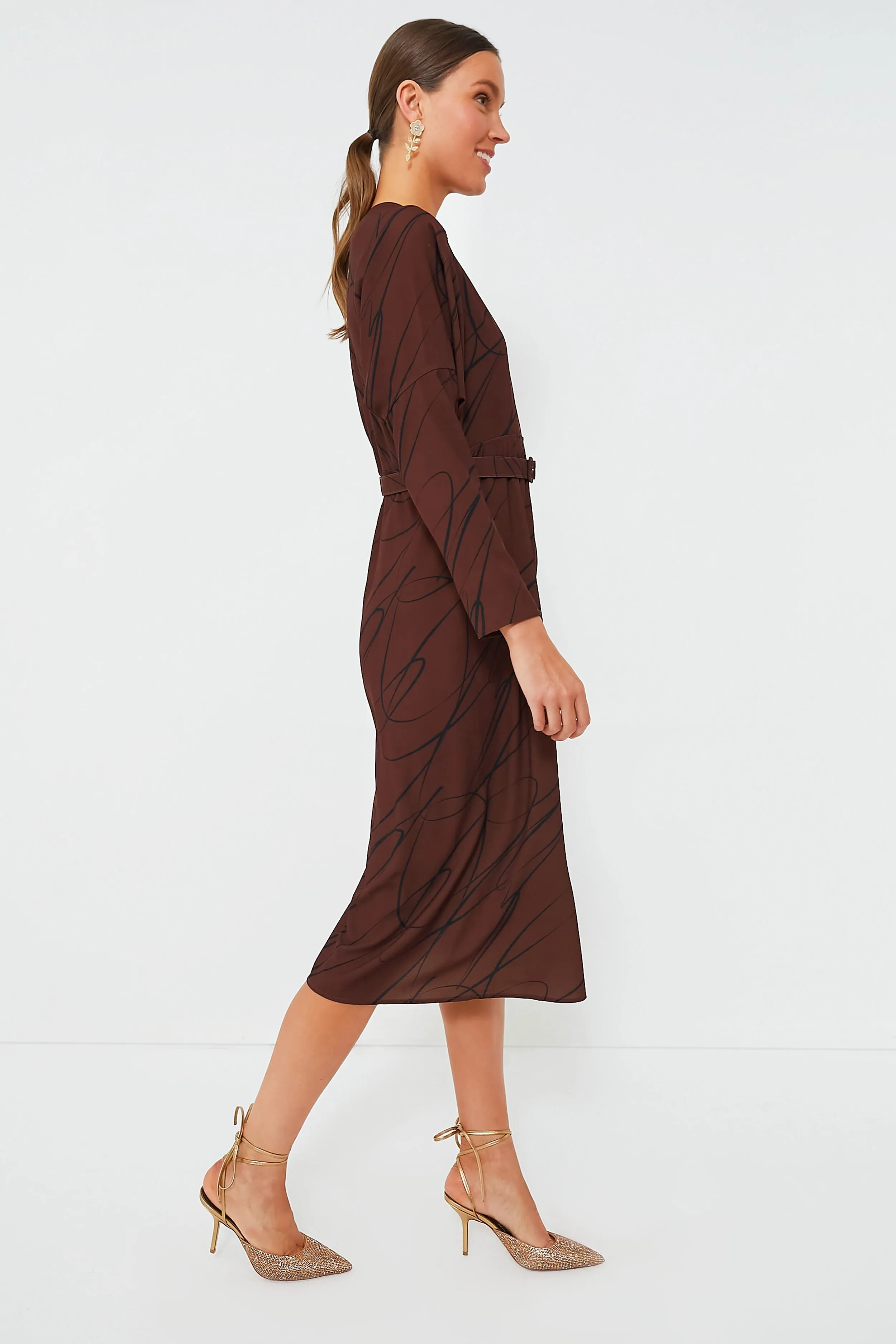 Chocolate Twombly Bex Dress