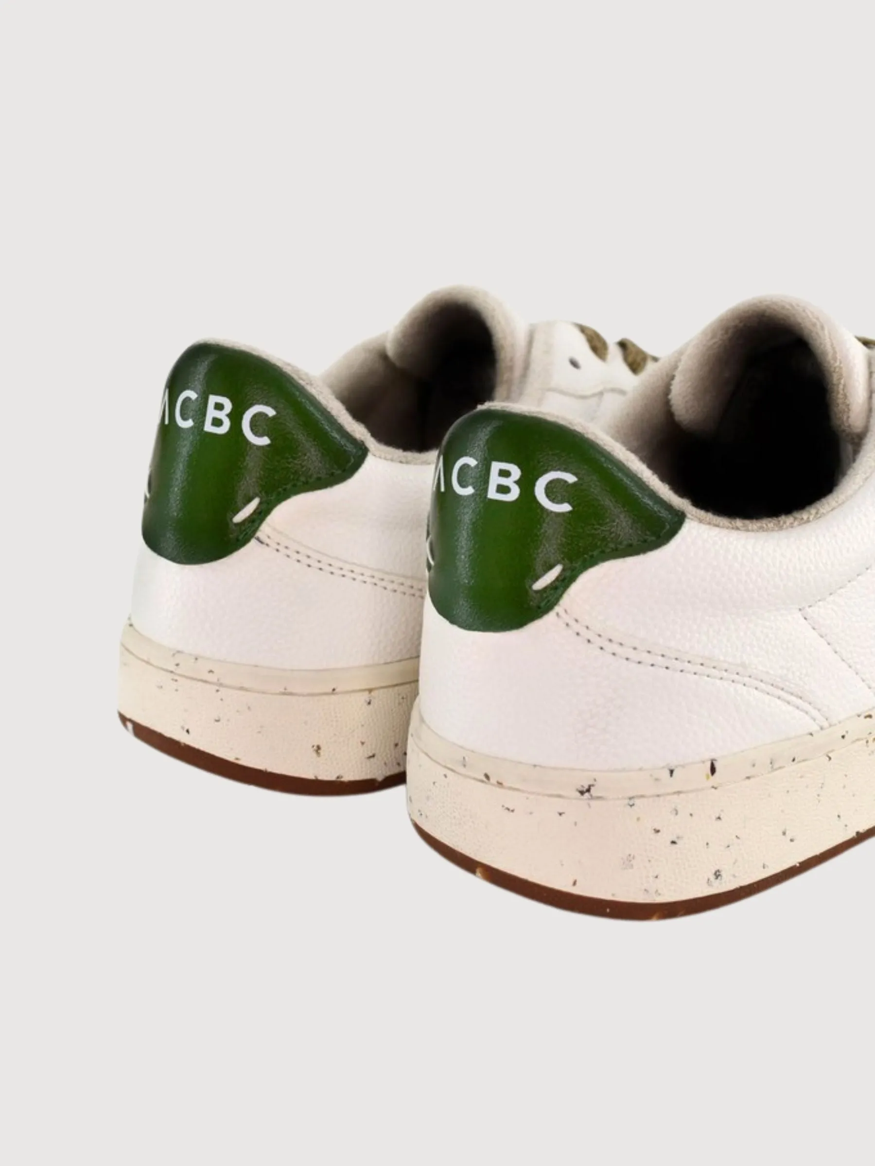 Evergreen Sneakers Man White/ Green Cactus  | ACBC