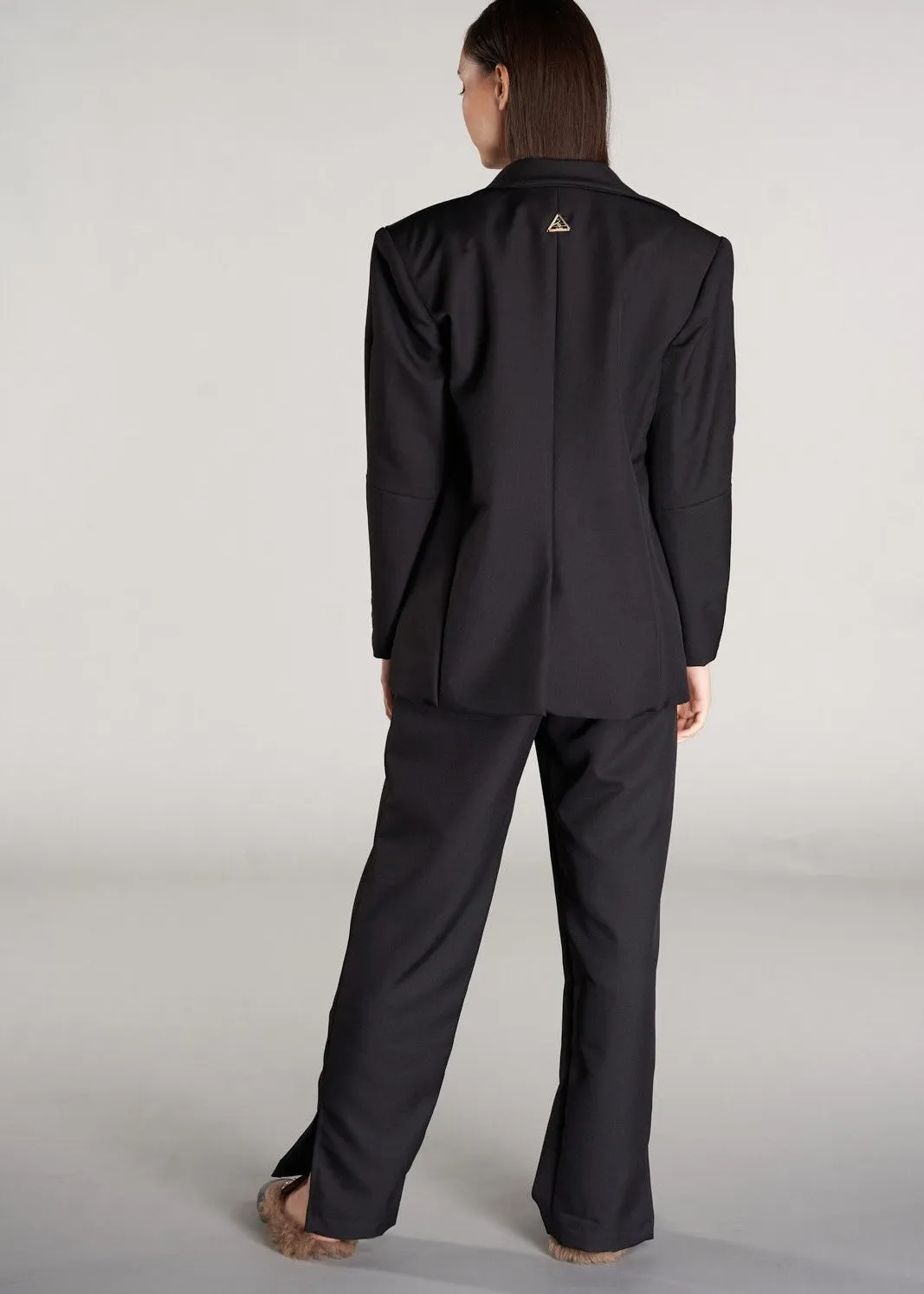 High Waisted Semi Balloons Trousers | Black