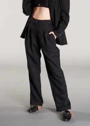 High Waisted Semi Balloons Trousers | Black