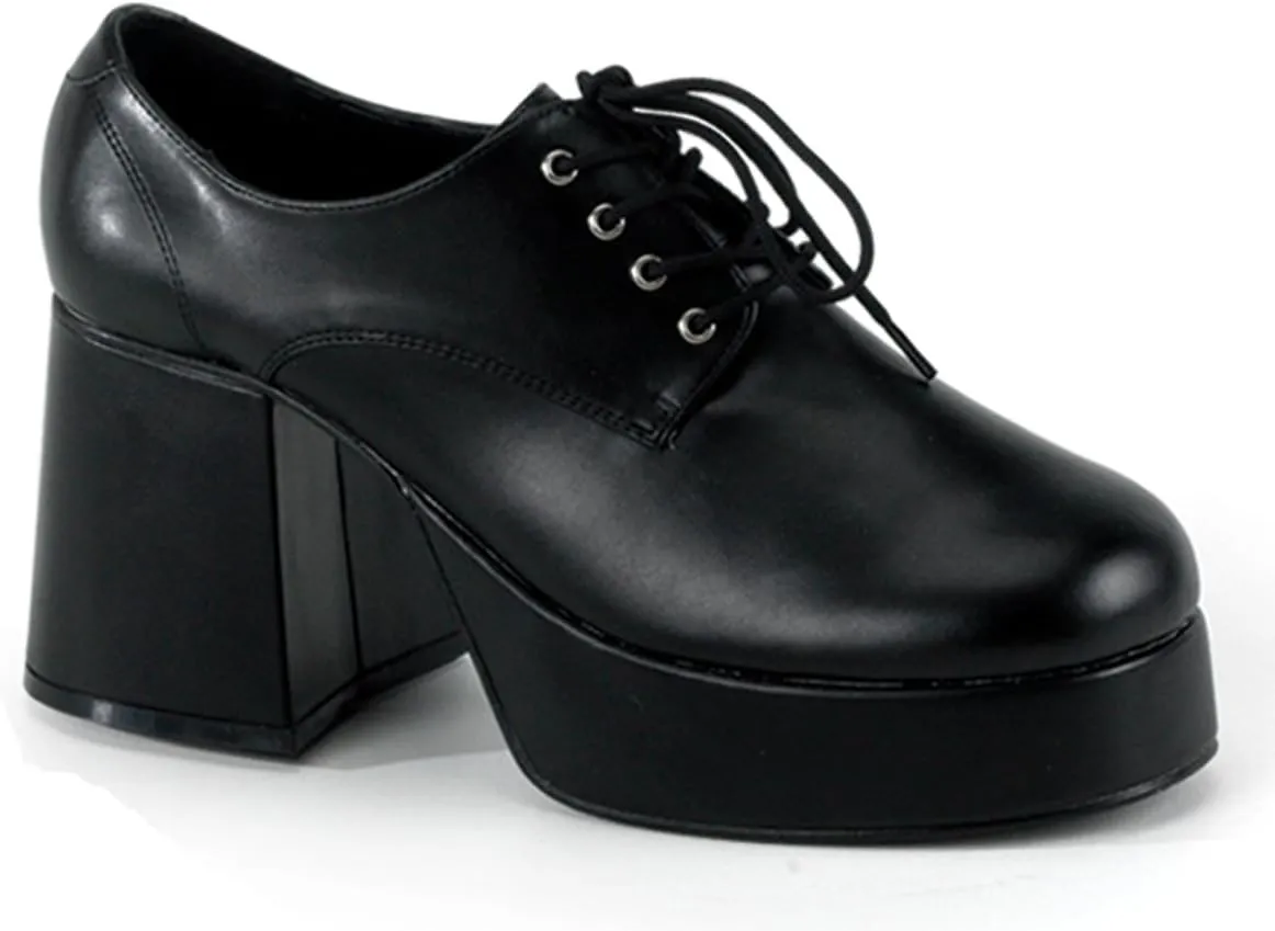 Jazz-02 Black Faux Leather / M