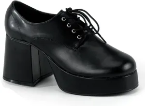 Jazz-02 Black Faux Leather / M
