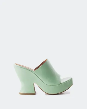 Rua Green Leather