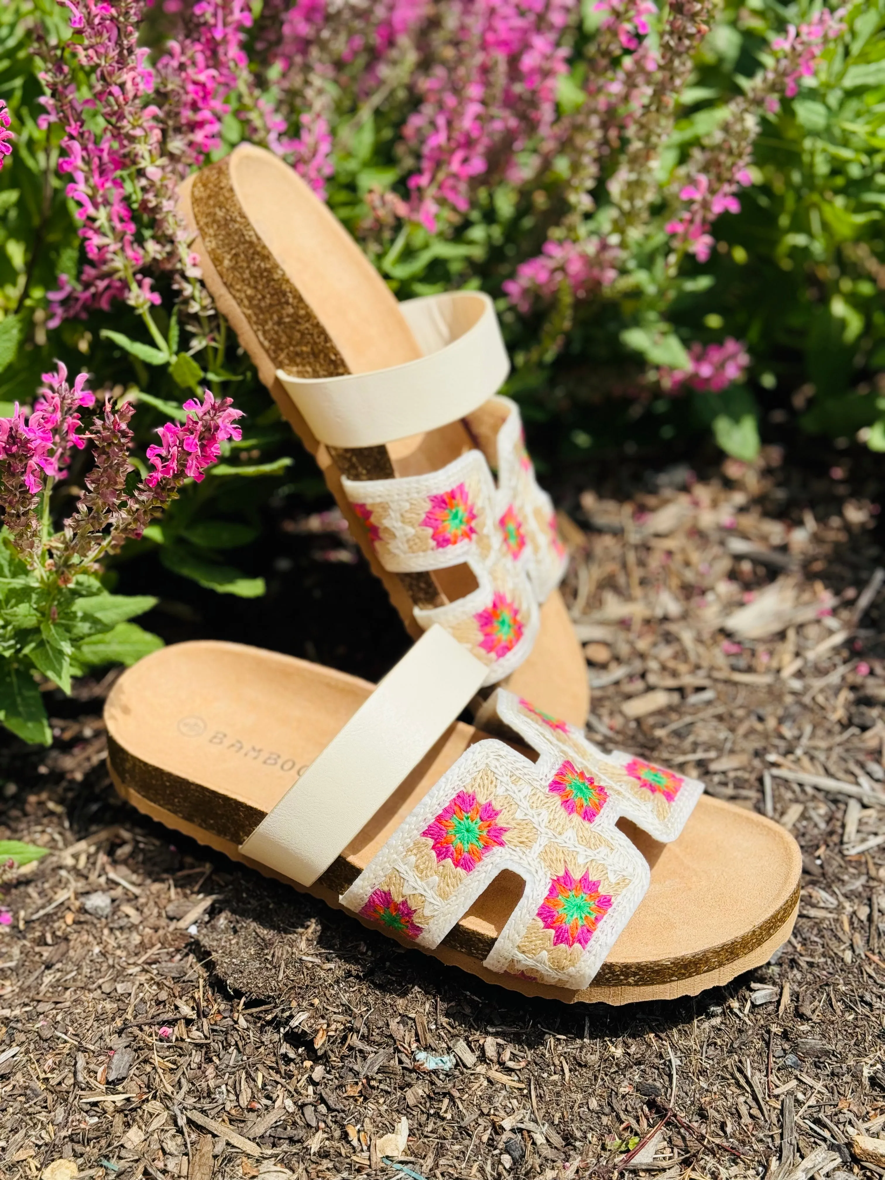 The Datum Floral Sandal