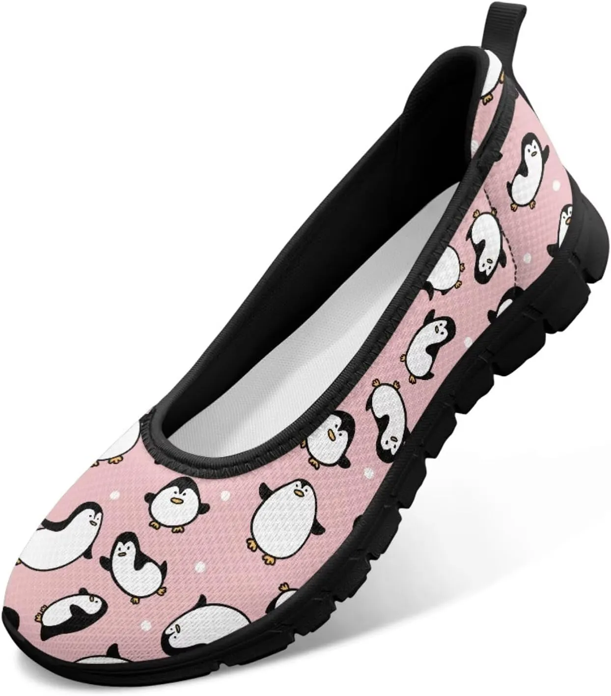 UNICEU Casual Slip On Shoes for Women Breathable Mesh Non-Slip Flats Lightweight Fashion Low Top Loafers for Walking