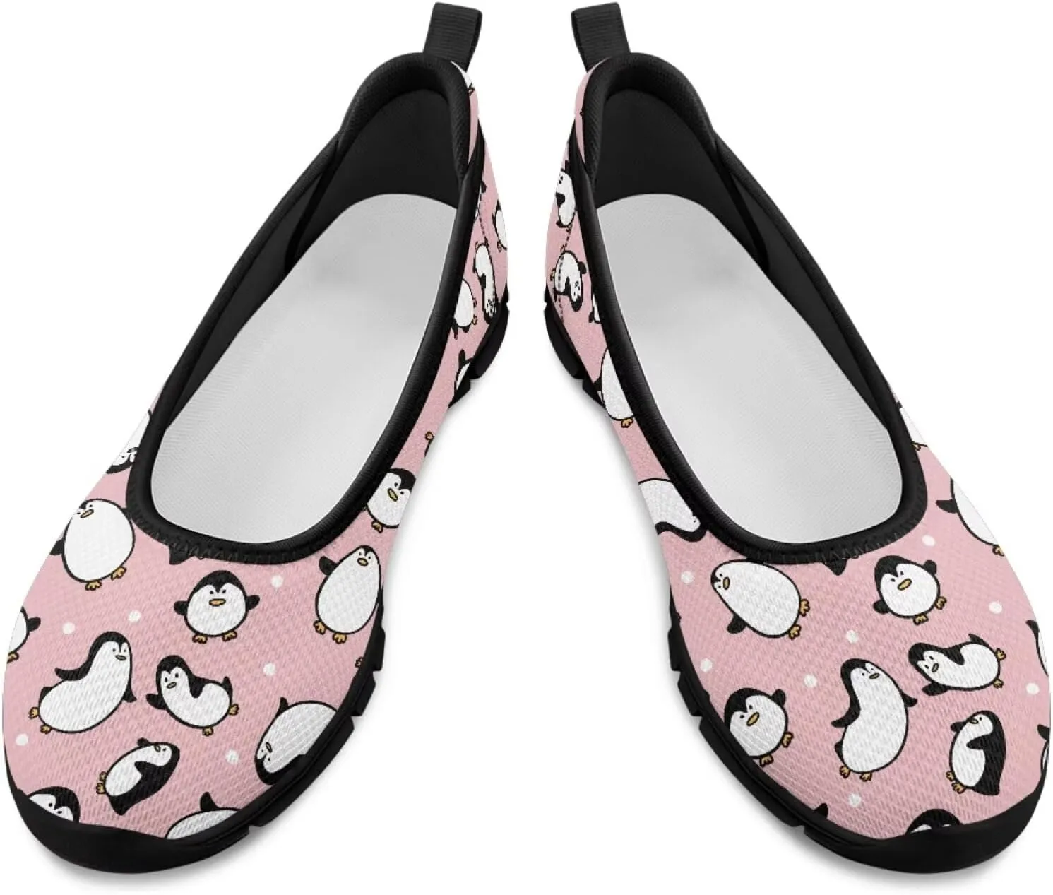 UNICEU Casual Slip On Shoes for Women Breathable Mesh Non-Slip Flats Lightweight Fashion Low Top Loafers for Walking