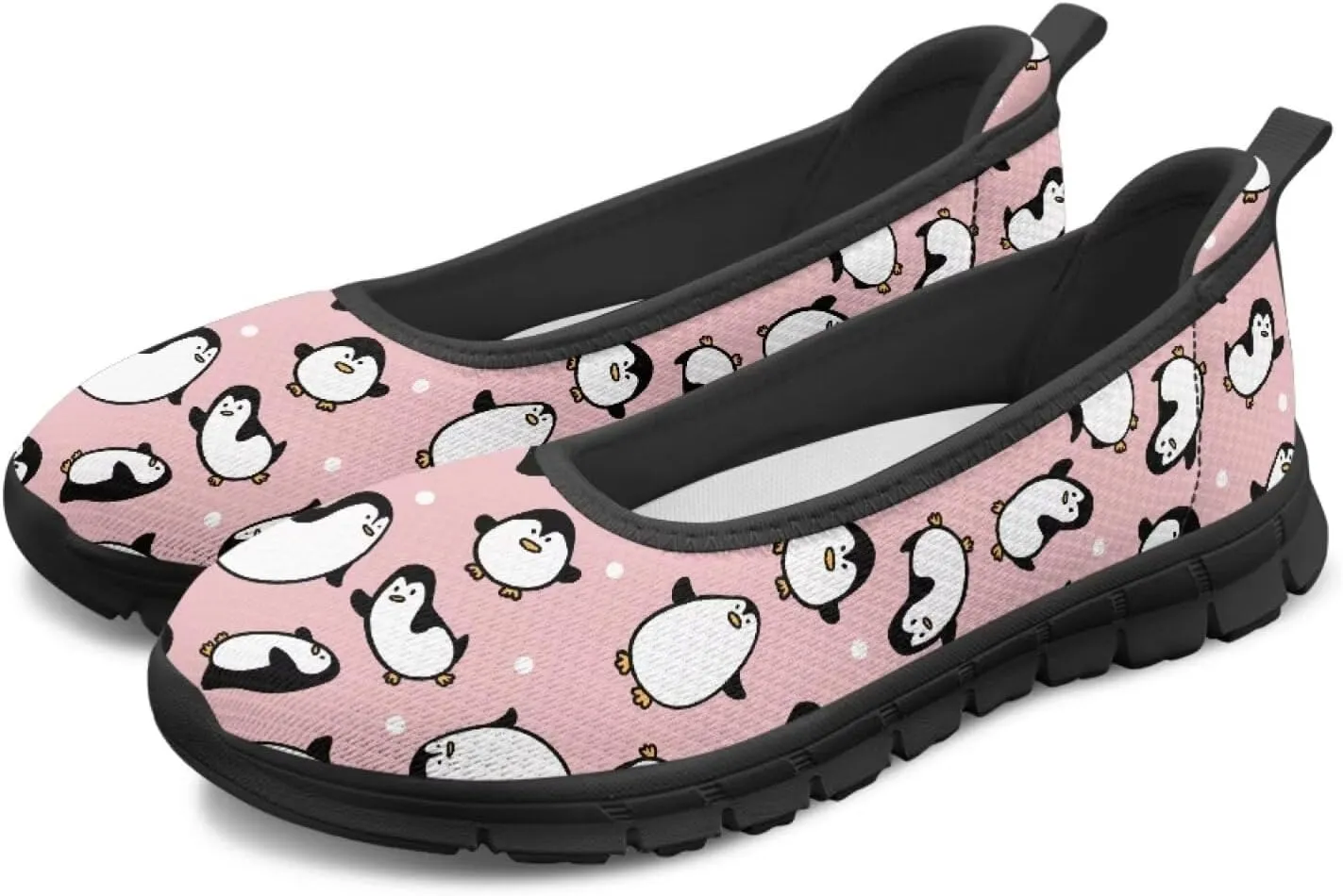 UNICEU Casual Slip On Shoes for Women Breathable Mesh Non-Slip Flats Lightweight Fashion Low Top Loafers for Walking