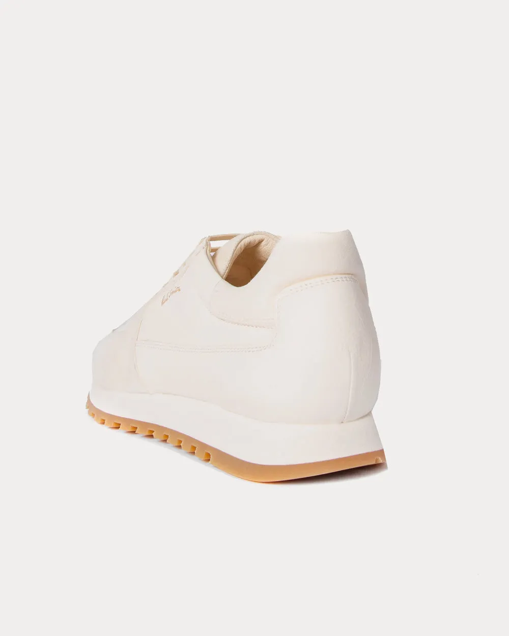 Velo Eco Leather Off White Low Top Sneakers