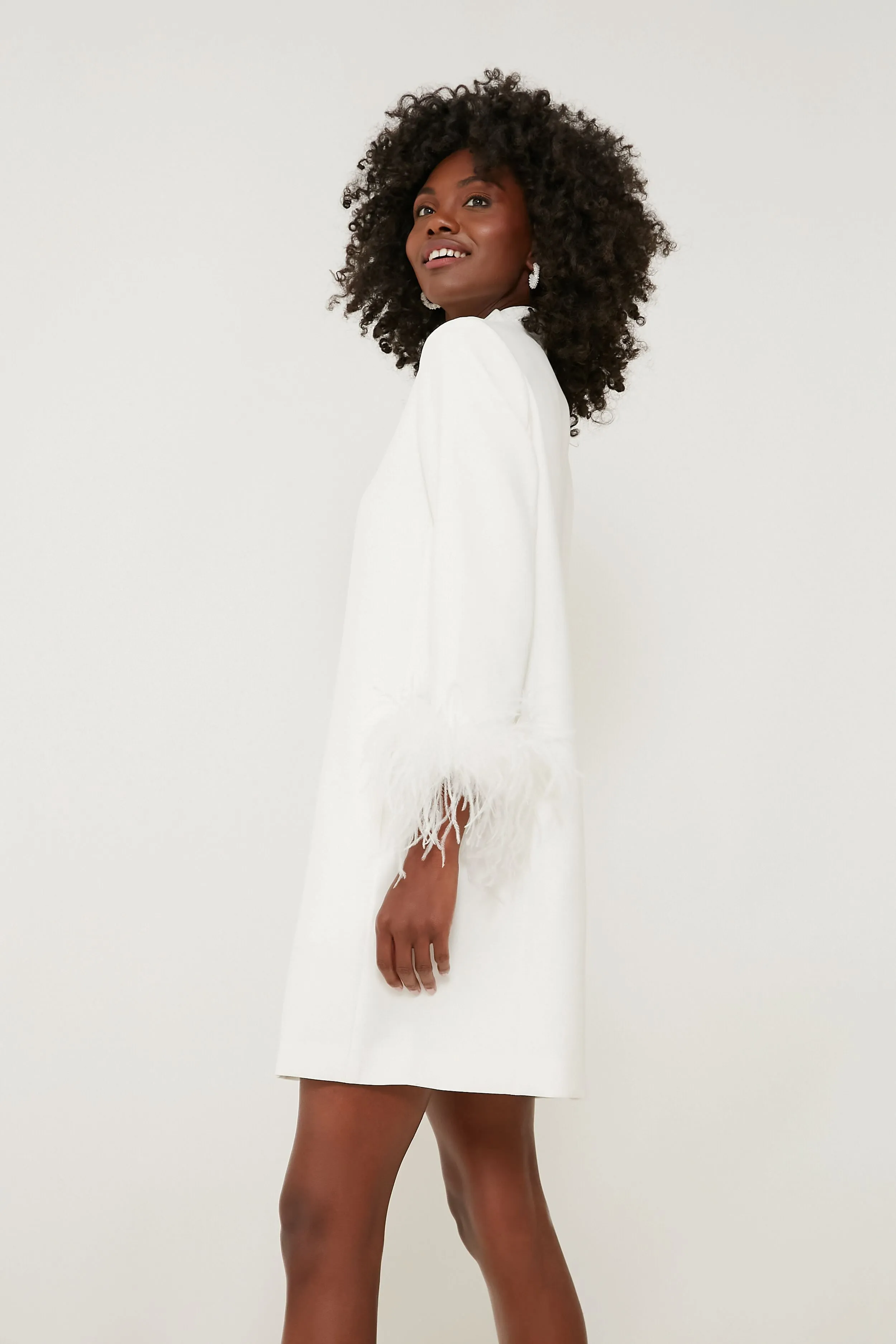 White Feather Mod Ellie Dress