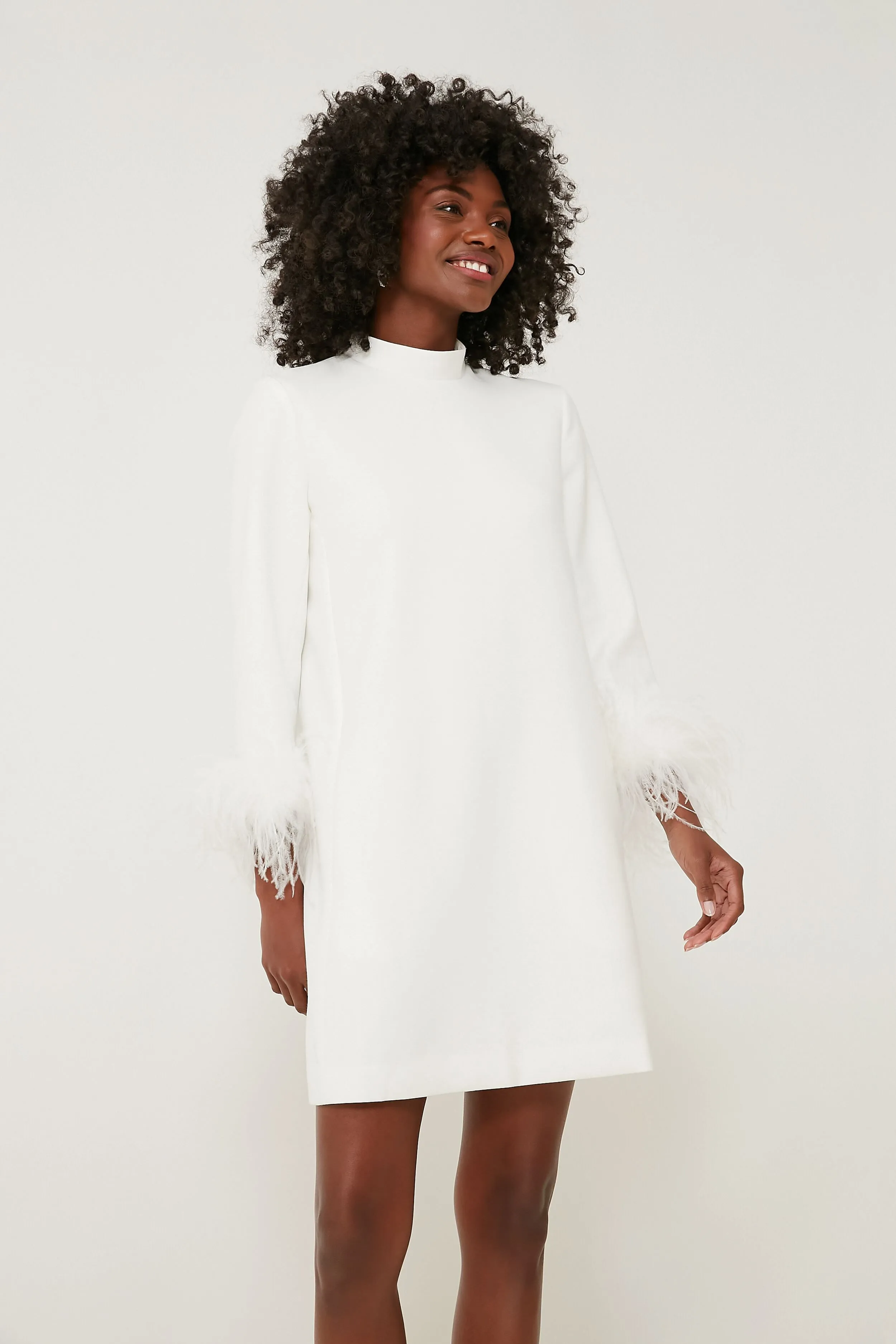 White Feather Mod Ellie Dress