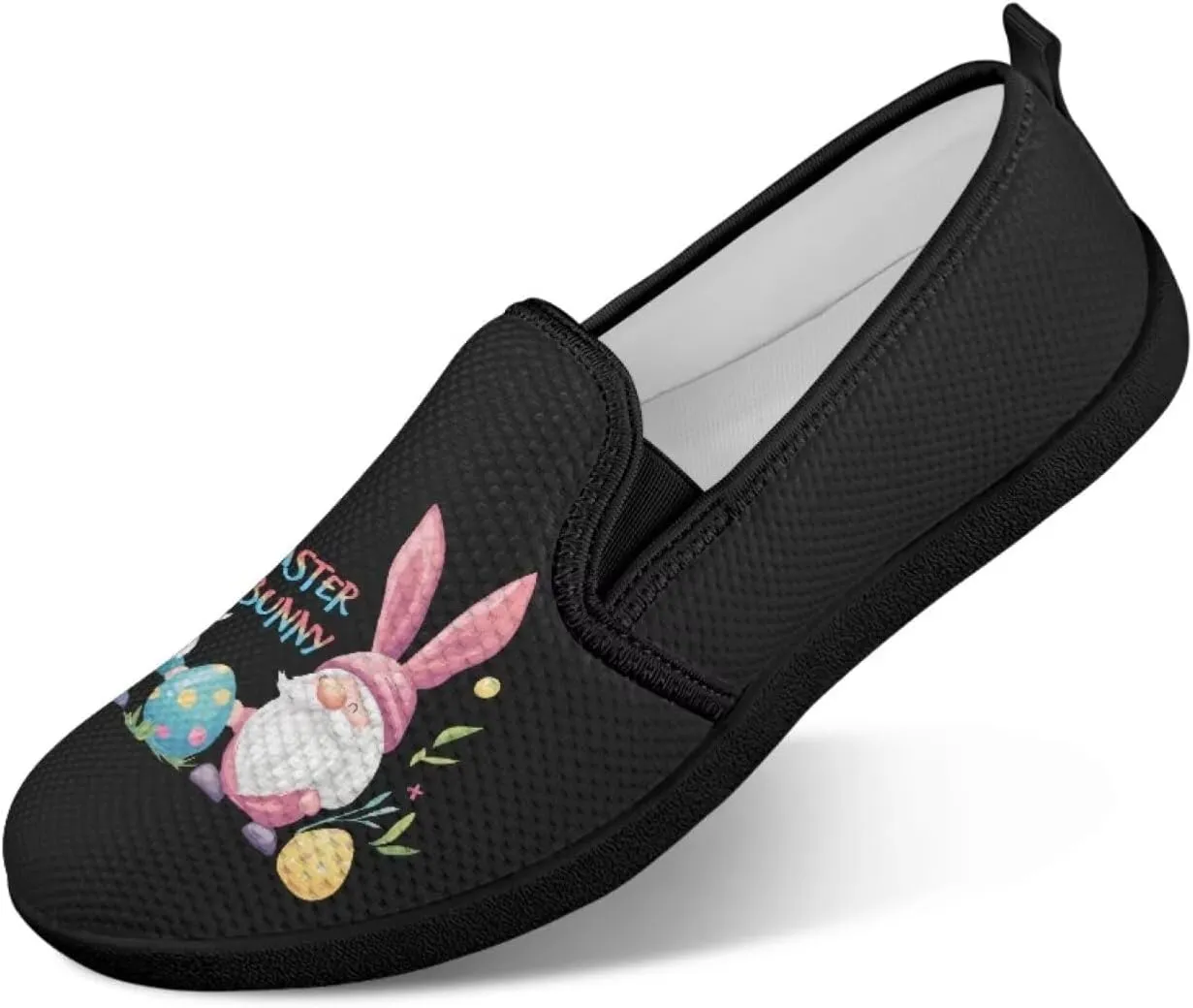 Womens Flats Shoes Breathable Mesh Slip On Sneakers Casual Lightweight Non-Slip Loafers for Walking Work