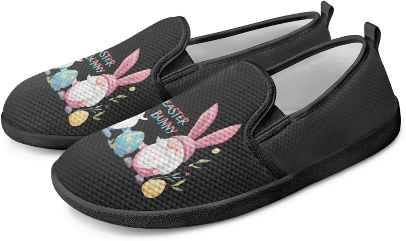 Womens Flats Shoes Breathable Mesh Slip On Sneakers Casual Lightweight Non-Slip Loafers for Walking Work