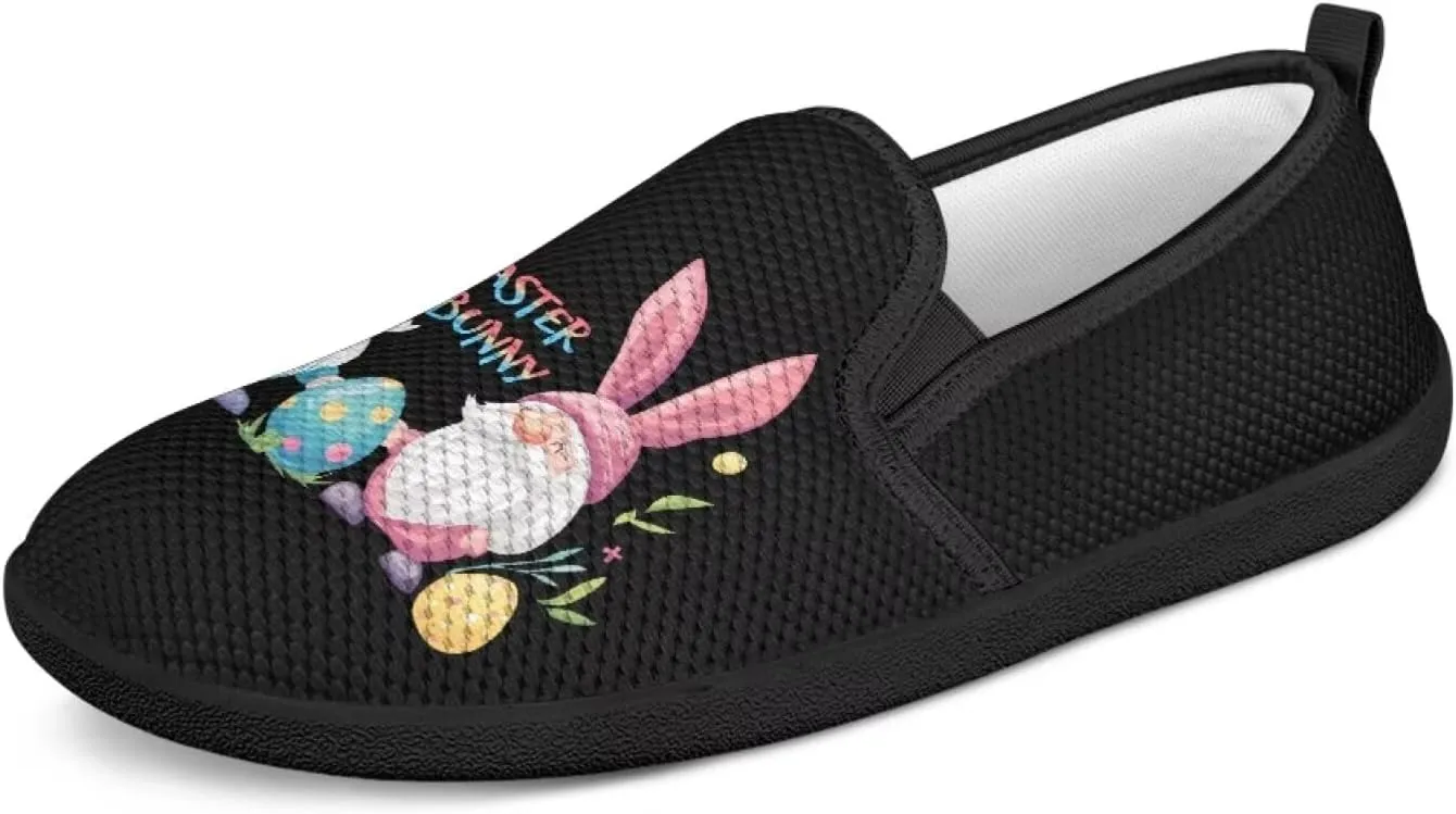 Womens Flats Shoes Breathable Mesh Slip On Sneakers Casual Lightweight Non-Slip Loafers for Walking Work